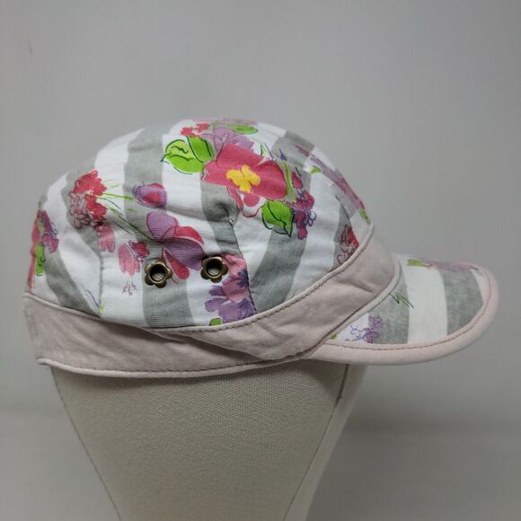 Disney Store Girl's Strapback Hat Multicolor Size XS Floral Pattern 100% Cotton - Picture 4 of 7